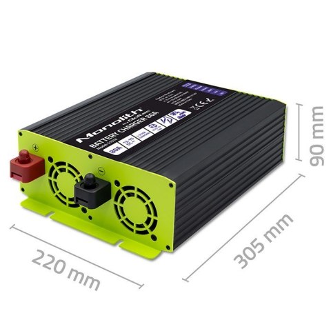 Inteligentna ładowarka do akumulatorów LiFePO4 AGM GEL SLA | 80A | 12V Inteligentna ładowarka do akumulatorów LiFePO4 AGM GEL SLA | 80A | 12V