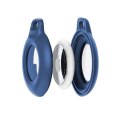 Breloczek do kluczy do Apple AirTag Secure Holder Keyring wodoodporny niebieski