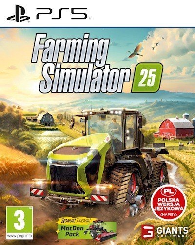 Gra PlayStation 5 Farming Simulator 25 Gra PlayStation 5 Farming Simulator 25