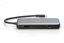 Stacja dokująca USB-C 7 portowa, max. 4K/60Hz z HDR, HDMI, USB-A 3.2 Gen2, Gigabit Ethernet, SD/Micro SD, PD 100W