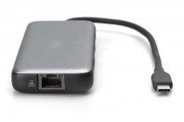 Stacja dokująca USB-C 7 portowa, max. 4K/60Hz z HDR, HDMI, USB-A 3.2 Gen2, Gigabit Ethernet, SD/Micro SD, PD 100W