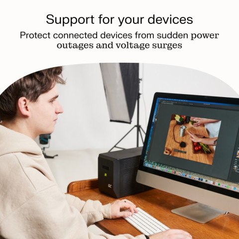 Zasilacz awaryjny UPS 1200W/2000VA modyfikowana sinusoida Zasilacz awaryjny UPS 1200W/2000VA modyfikowana sinusoida