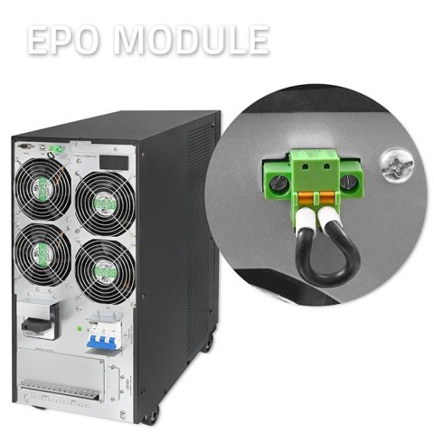 Zasilacz awaryjny UPS 3-fazowy | 20kVA | 20kW | LCD | EPO | USB |Power factor 1.0 Zasilacz awaryjny UPS 3-fazowy | 20kVA | 20kW | LCD | EPO | USB |Power factor 1.0