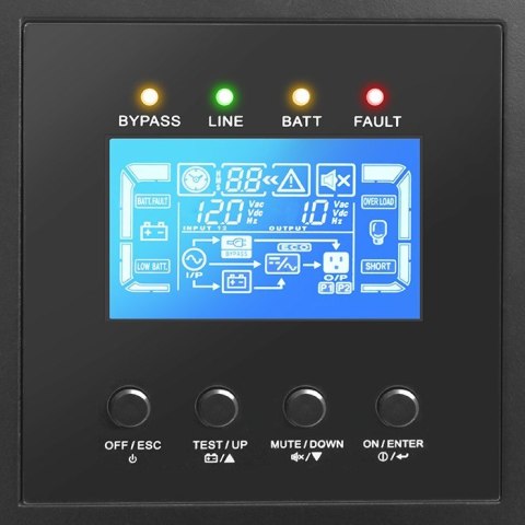 Zasilacz awaryjny UPS 3-fazowy | 20kVA | 20kW | LCD | EPO | USB |Power factor 1.0 Zasilacz awaryjny UPS 3-fazowy | 20kVA | 20kW | LCD | EPO | USB |Power factor 1.0