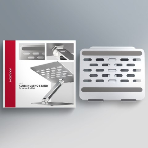 STND-LQ Podstawa do laptopów aluminiowa 10-16" cali, regulowane kąty nachylenia