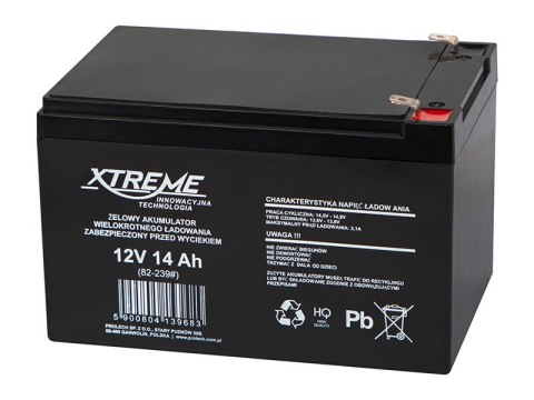 Akumulator żelowy 12V 14Ah Xtreme Akumulator żelowy 12V 14Ah Xtreme