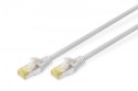 Patch cord S/FTP kat.6A LSOH 0,5m Szary