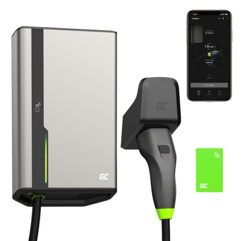 Stacja ładująca HabuDen Wallbox 22kW 32A z NFC/RFID Kabel 5m Typ 2 Stacja ładująca HabuDen Wallbox 22kW 32A z NFC/RFID Kabel 5m Typ 2