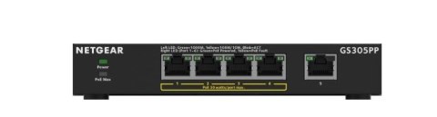 Przełącznik niezarządzalny GS305PP-300EUS 5PT POE/POE+ GIGE Przełącznik niezarządzalny GS305PP-300EUS 5PT POE/POE+ GIGE