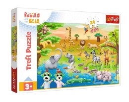 Puzzle 25 elementów Maxi Safari Bobaski Trefliki
