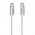 Kabel Zolo USB-C do USB-C 240W oplot 0.9m biały