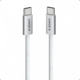 Kabel Zolo USB-C do USB-C 240W oplot 0.9m biały