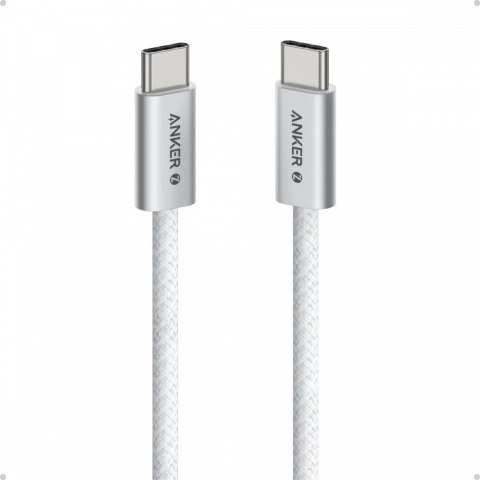 Kabel Zolo USB-C do USB-C 240W oplot 0.9m biały Kabel Zolo USB-C do USB-C 240W oplot 0.9m biały
