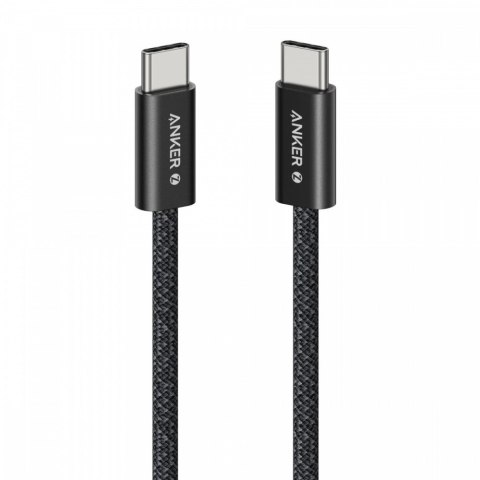 Kabel Zolo USB-C do USB-C 240W oplot 0.9m czarny Kabel Zolo USB-C do USB-C 240W oplot 0.9m czarny