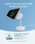 Ładowarka magnetyczna MagGo 15W biała