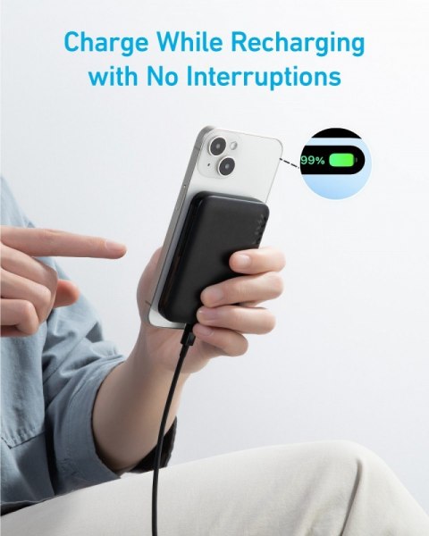 Powerbank 321 PowerCore MagGo 5000mAh czarny Powerbank 321 PowerCore MagGo 5000mAh czarny