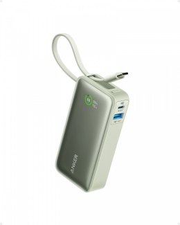 Powerbank 545 NANO 30W 10000mAh z wbudowanym kablem USB-C, zielony