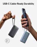 Powerbank 545 NANO 30W 10000mAh z wbudowanym kablem USB-C, zielony