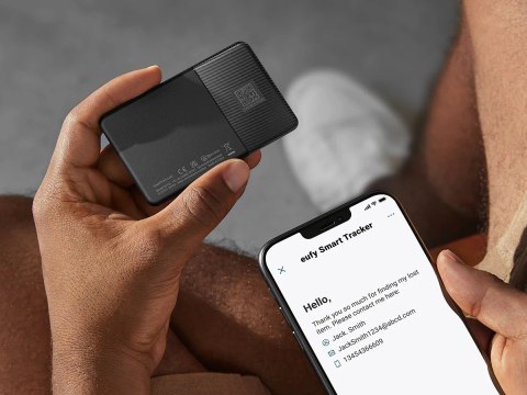 Lokalizator GPS Eufy Smart Tracker Card, czarny