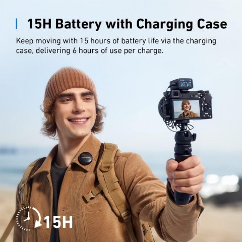 Mikrofon M650 BT USB-C + adaptery, czarny Mikrofon M650 BT USB-C + adaptery, czarny