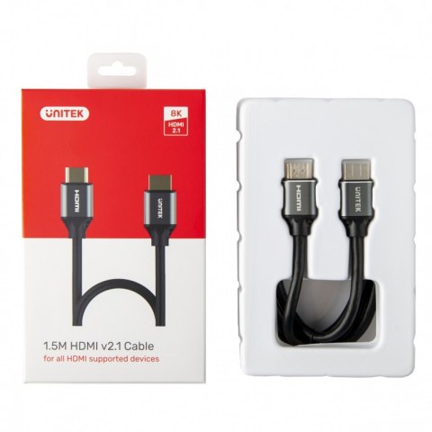 Kabel HDMI M/M 2m; v2.1; 8K; 120Hz; UHD; C138W Kabel HDMI M/M 2m; v2.1; 8K; 120Hz; UHD; C138W