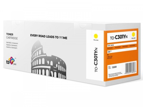 Toner do OKI C301 TO-C301YN YE 100% nowy Toner do OKI C301 TO-C301YN YE 100% nowy