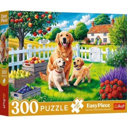 Puzzle 300 elementów EasyPiece Pieski na wsi; dla seniora