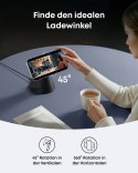 Stacja 3w1 stojak zestaw kabel+ładowarka czarna