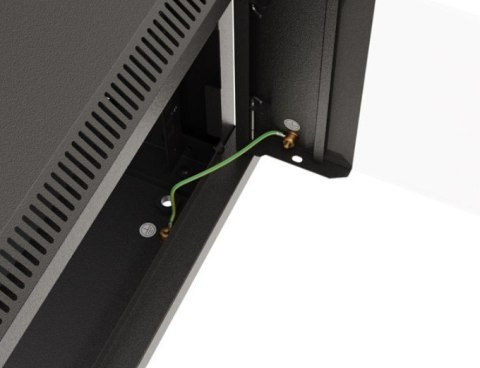 Szafa instalacyjna rack wisząca 19" 540x350 czarna drzwi przeszklone ( flat pack) Szafa instalacyjna rack wisząca 19" 540x350 czarna drzwi przeszklone ( flat pack)