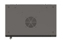 Szafa instalacyjna rack wisząca 19" 540x350 czarna drzwi przeszklone ( flat pack)