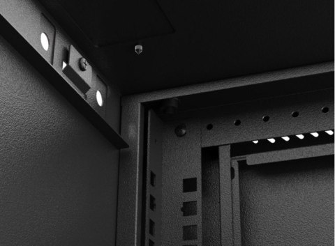Szafa instalacyjna rack wisząca 19" 540x350 czarna drzwi przeszklone ( flat pack) Szafa instalacyjna rack wisząca 19" 540x350 czarna drzwi przeszklone ( flat pack)