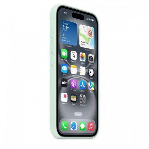 Etui silikonowe z MagSafe do iPhonea 16 - woda morska