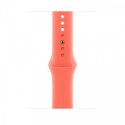 Pasek sportowy w kolorze mandarynkowym do koperty 46 mm - rozmiar M/L