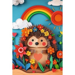 Puzzle 160 elementów 40-lecie Paper Art Jeżyk