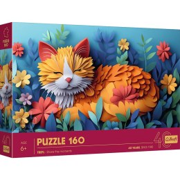 Puzzle 160 elementów 40-lecie Paper Art Kotek