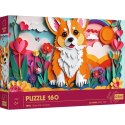 Puzzle 160 elementów 40-lecie Paper Art Piesek