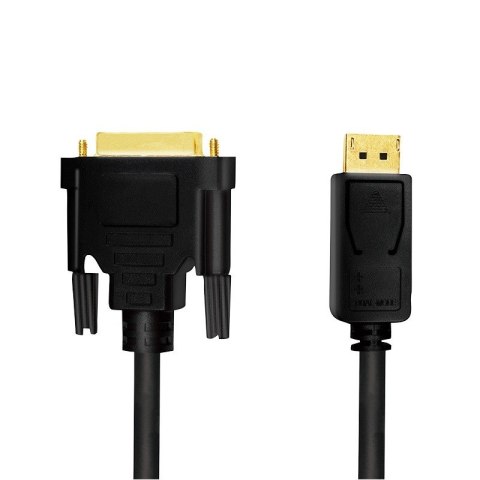 Kabel DisplayPort 1.2 do DVI 5m Czarny Kabel DisplayPort 1.2 do DVI 5m Czarny
