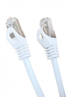 Patch cord Kat.6A S/FTP LSZH 1.5m biały