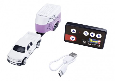Auto zdalnie sterowane RC Mini Car Horse Trailer Auto zdalnie sterowane RC Mini Car Horse Trailer