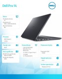 Laptop Dell Pro 14 PC14255/AMD Ryzen 5 220/16GB/512GB SSD/14.0 FHD+/Radeon 740M/FgrPr/FHD/IR Cam/Mic/WLAN+BT/Backlit Kb/3 Cell/W