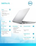 Laptop Dell Pro 14 PC14255/AMD Ryzen AI 7 PRO 350/16GB/1TB/14.0 FHD+/Radeon 860M/FgrPr/FHD/IR Cam/Mic/WLAN+BT/Backlit Kb/3 Cell/