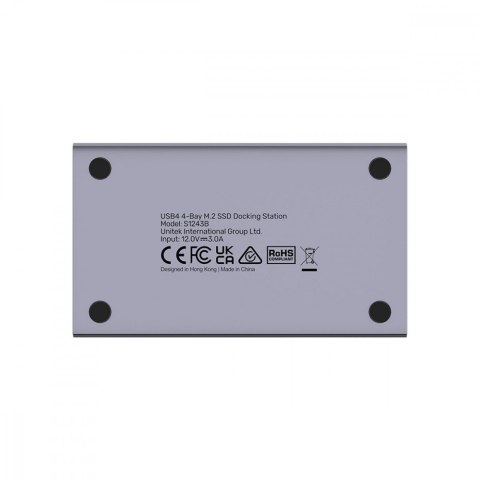 Stacja klonująca dyski 4x M.2 SSD, USB 4; S1243BGY01-EU