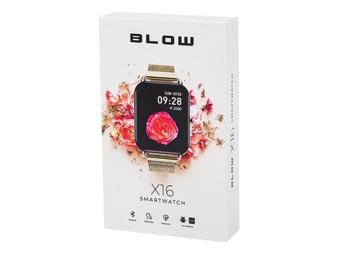 Smartwatch X16 Bluetooth różowy