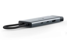 Hub USB Type-C 7-Port SPEC: 1 × USB-C Connector, 1 × HDMI 4K 60Hz Port, 1 × USB-C PD 100W Port