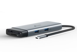 Hub USB Type-C 7-Port SPEC: 1 × USB-C Connector, 1 × HDMI 4K 60Hz Port, 1 × USB-C PD 100W Port