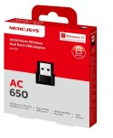 Karta sieciowa Mercusys AC650 Nano Wi-Fi USB Adapter SPEED: 200 Mbps at 2.4 GHz + 433 Mbps at 5 GHz