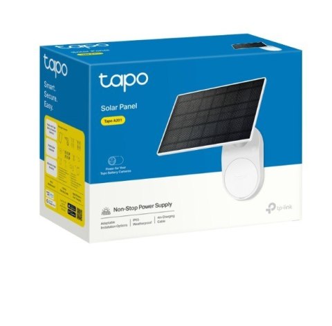 Panel słoneczny Tapo SPEC: 5.2V 2.5W FEATURE: Type-C Charging Port, Non-Stop Power, Flexible Solar Insta Panel słoneczny Tapo SPEC: 5.2V 2.5W FEATURE: Type-C Charging Port, Non-Stop Power, Flexible Solar Insta