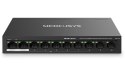 Przełącznik Mercusys 10-Port 10/100Mbps Desktop Switch with 8-Port PoE+ PORT: 8× 10/100 Mbps PoE+ Ports, 2× 10/100 Mbps Non-