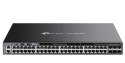 Przełącznik Omada 48-Port Gb Stackable Lite L3 Managed with 4 PORT: 24× Gigabit RJ45 Ports, 4× 10G SFP+ Slots, RJ45/USB Type C C