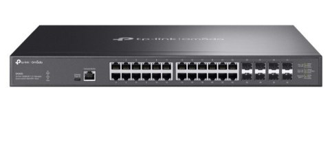 Przełącznik zarządzalny Omada 24-Port 10GBASE-T L2+ with 8 10GE SFP+ Slots Przełącznik zarządzalny Omada 24-Port 10GBASE-T L2+ with 8 10GE SFP+ Slots